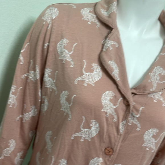 Cosabella Printed Long Sleeve Top Medium Mandela Tiger - Picture 7 of 11